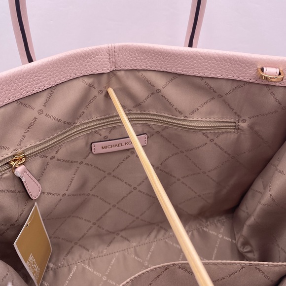 Michael Kors MK Mirella Medium Pebbled Leather Tote Bag - Picture 8 of 12